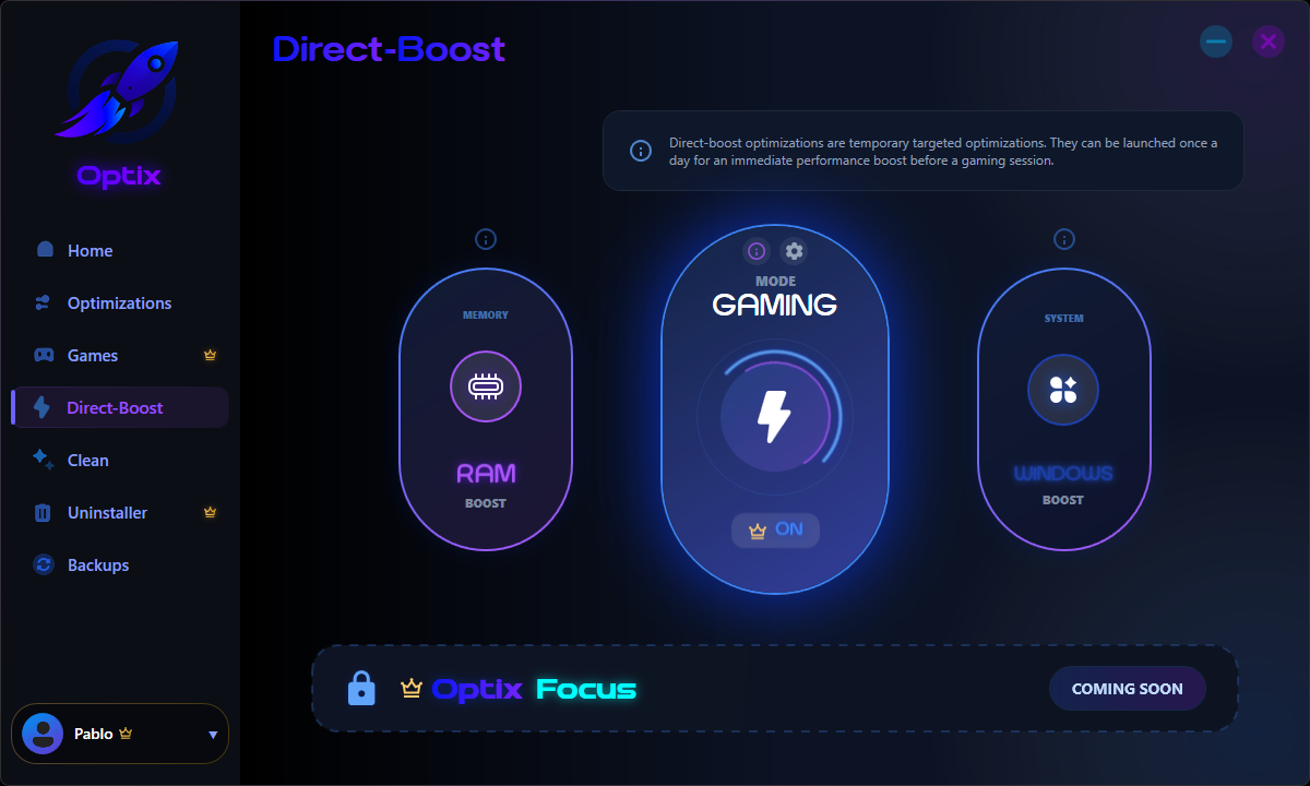 Optix Direct Boost